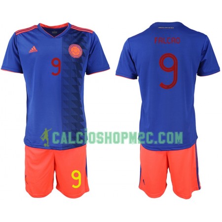 Colombia FALCAO 9 Bambino Maglia Trasferta Copa América 2019 Manica Corta (+ Pantaloncini)